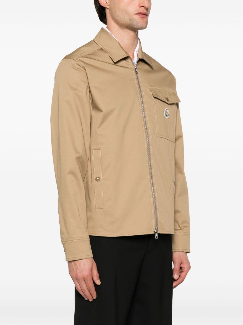 flap-pocket zip shirt jacket L10912F00023 57448248 MONCLER 