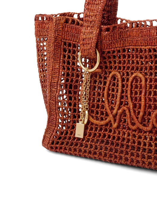 Summer Banana east-west tote bag in raffia 26US904P08 26M CHLOÉ 