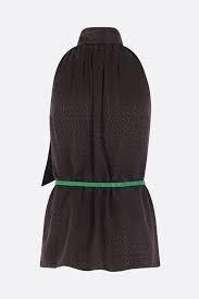 silk sleeveless top with belt 861997 ZAUDP2206 GUCCI 
