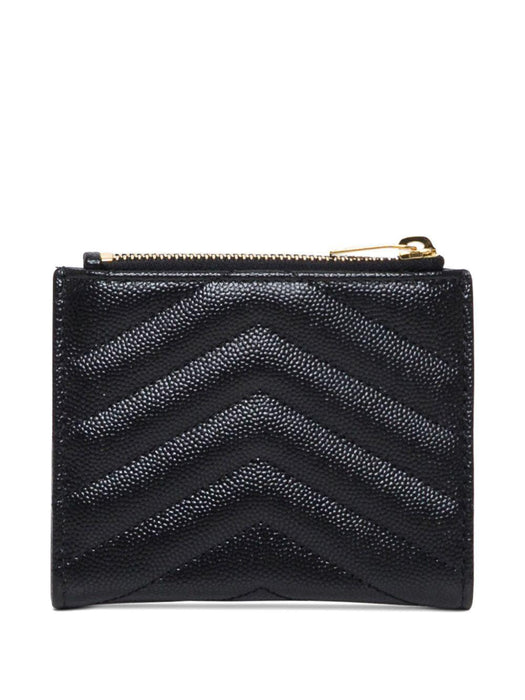 Cassandre quilted logo wallet<BR/> 575879 BOW011000 SAINT LAURENT 