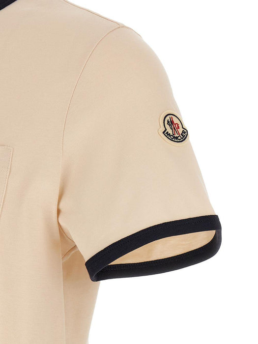 logo-embroidered cotton T-shirt L10938C00019 89AUOF07 MONCLER 