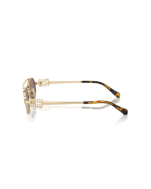 MU 54ZS OVAL-SHAPE SUNGLASSES 400-MU54ZS ZVN70D 53  MIU MIU 