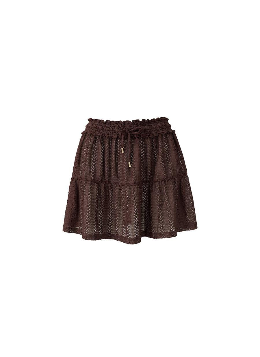 Dune Brown Skirt DUNE CR BRWN MELISSA ODABASH 