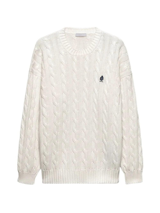 Cotton crew-neck sweater UMF304 SOOO 19VLF0009 PRADA 
