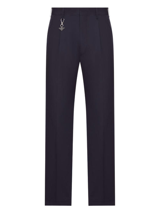 tailored cotton poplin trousers UP0419 S OOO 1XV2F0ABB PRADA 