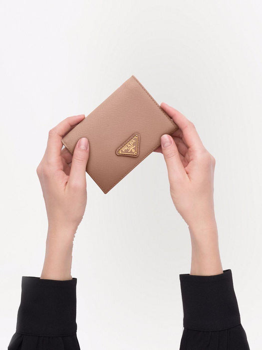 logo-plaque small wallet 1MV021 QHHF0236 PRADA 