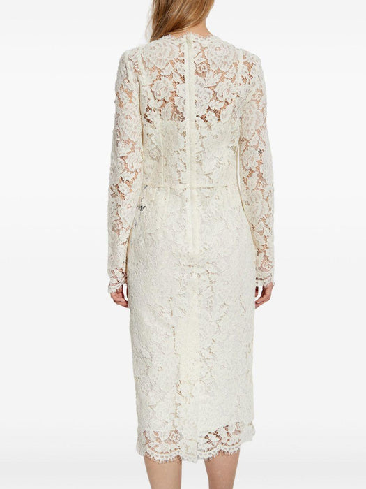floral-lace midi dress F6M0DT HLM7LW0001 DOLCE & GABBANA 