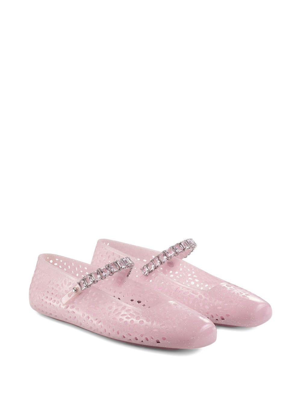 Jelly ballet flats THE JELLY NTX COTTON CANDY/SILVER MIX/COTTON JIMMY CHOO 