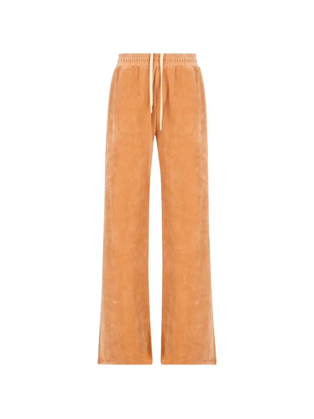 Wide-leg tracksuit trousers in velvet CH26AJP01188 271 CHLOÉ 