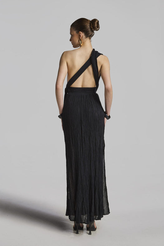 CHIMERA MAXI DRESS 238012 BLACK D'ARTEMIDE 