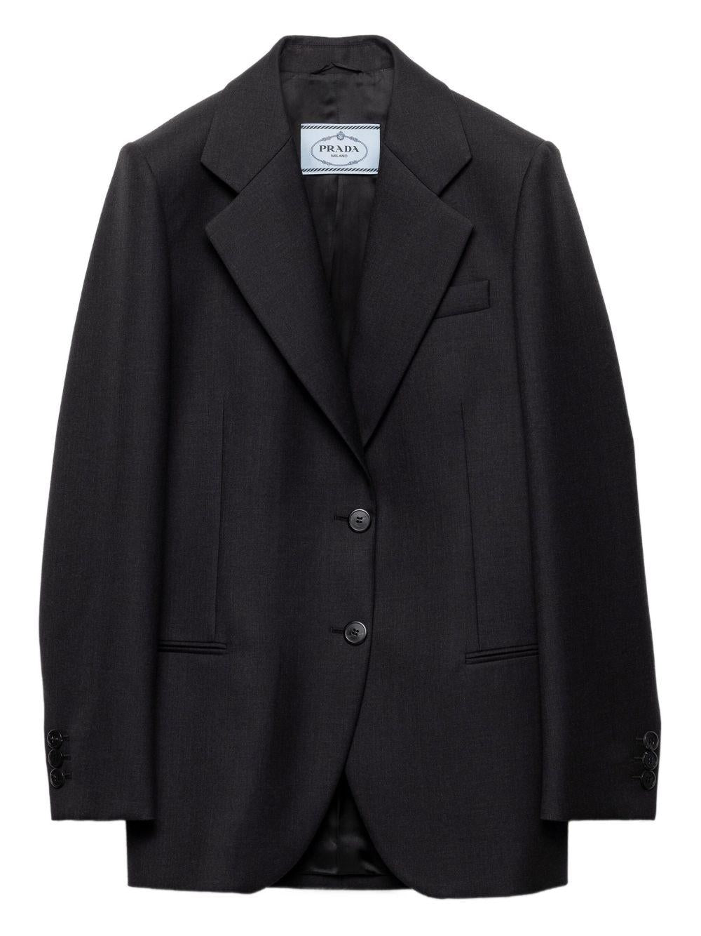 notched-lapel blazer P545P S OOO 170PF0308 PRADA 