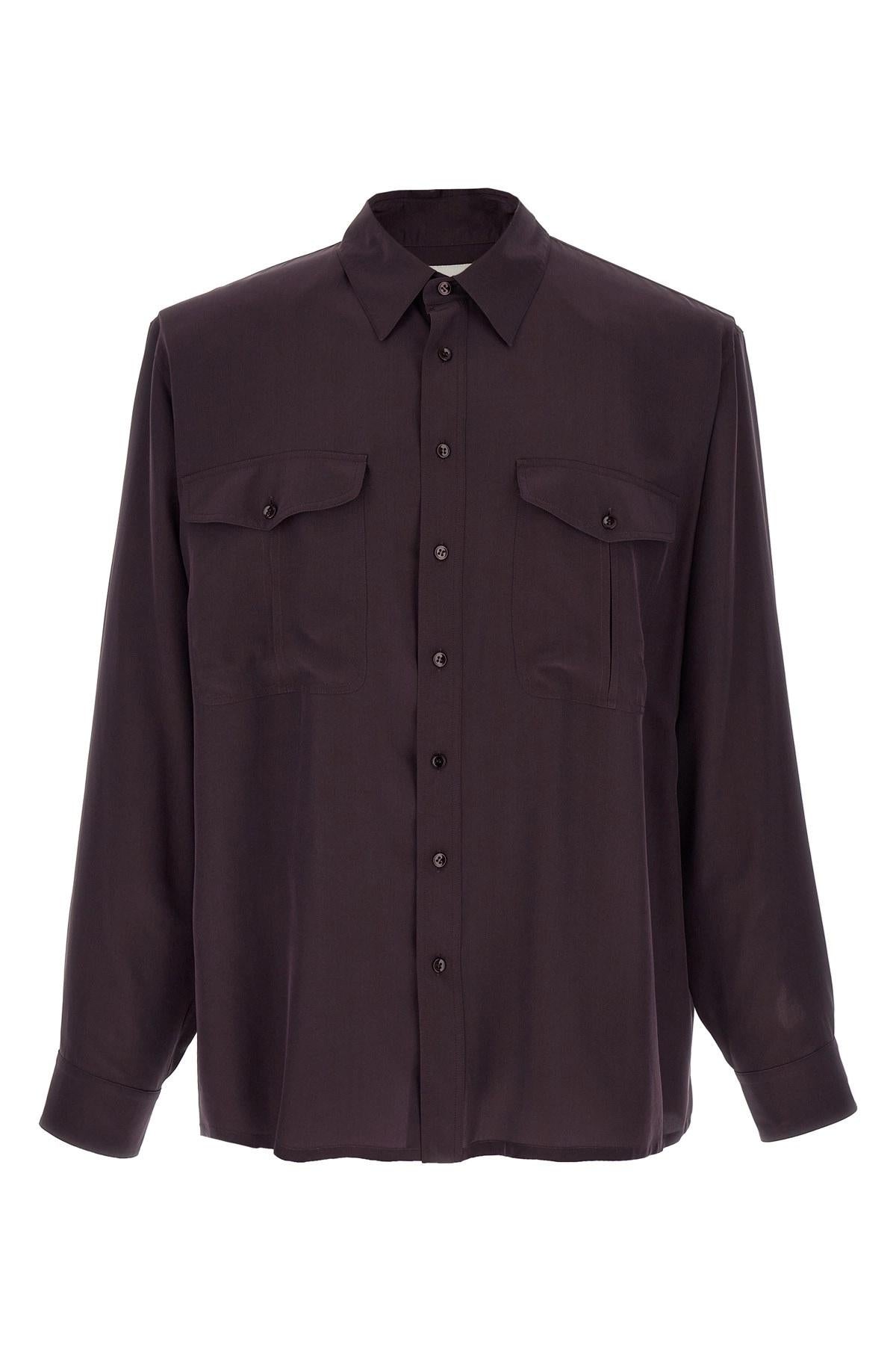 Viscose and silk shirt 854249 Y2N495055 SAINT LAURENT 