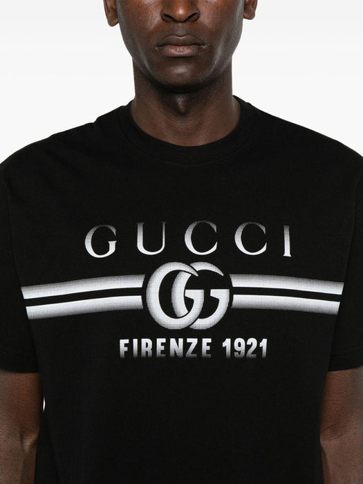 GG logo-print cotton T-shirt 785345 XJGKJ1070 GUCCI 