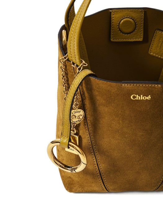 small Spin suede leather tote bag 25AS812P99 21B CHLOÉ 
