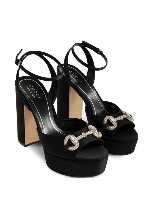 85mm crystal-embellishment sandals 836044 FAD881046 GUCCI 