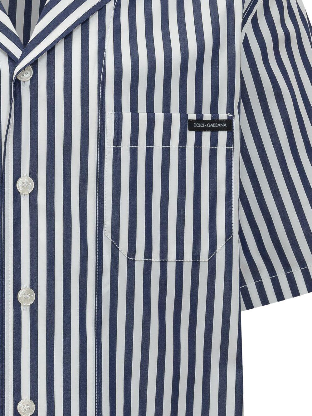 striped pocket shirt G5JH9T FR52GS8056 DOLCE & GABBANA 