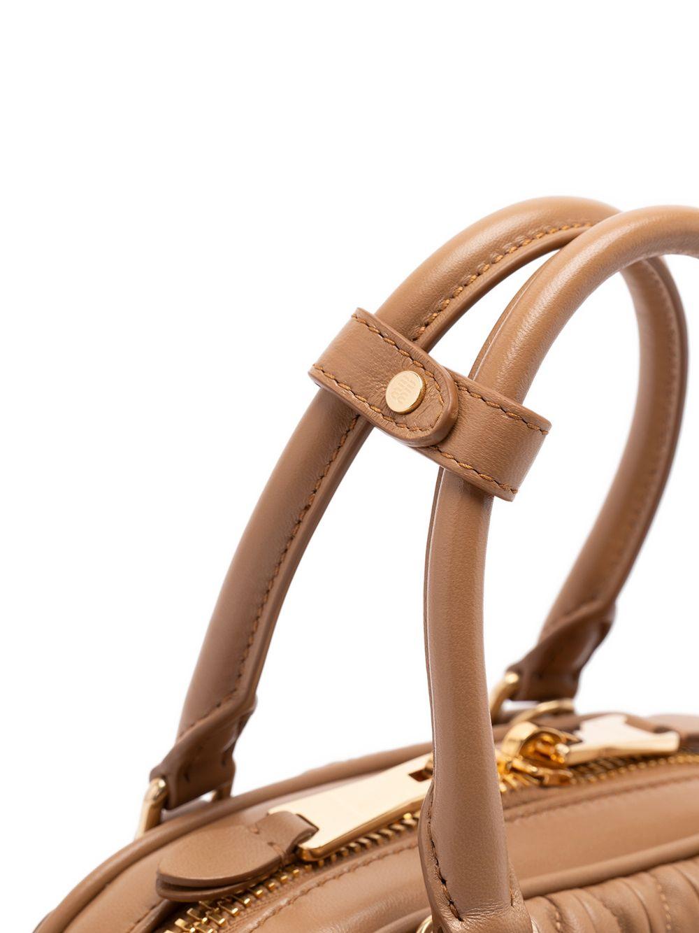 Matelassé leather tote bag 5BB191 V OLO AN88F098L MIU MIU 