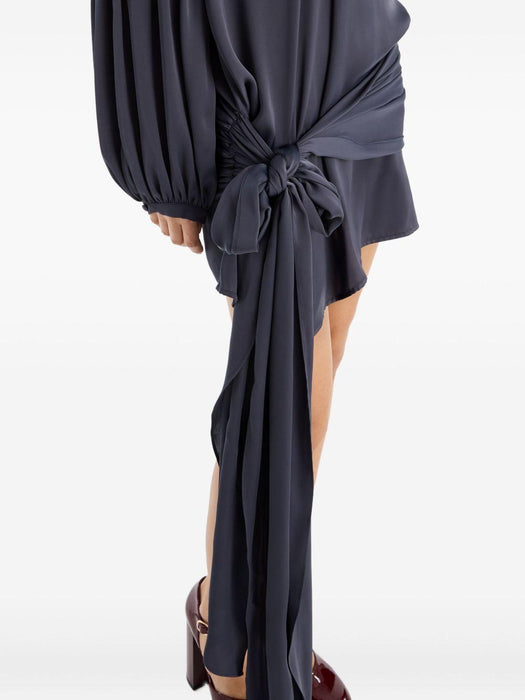 satin tie mini dress<BR/><BR/><BR/><BR/><BR/> 1146201192 1192 ROTATE 