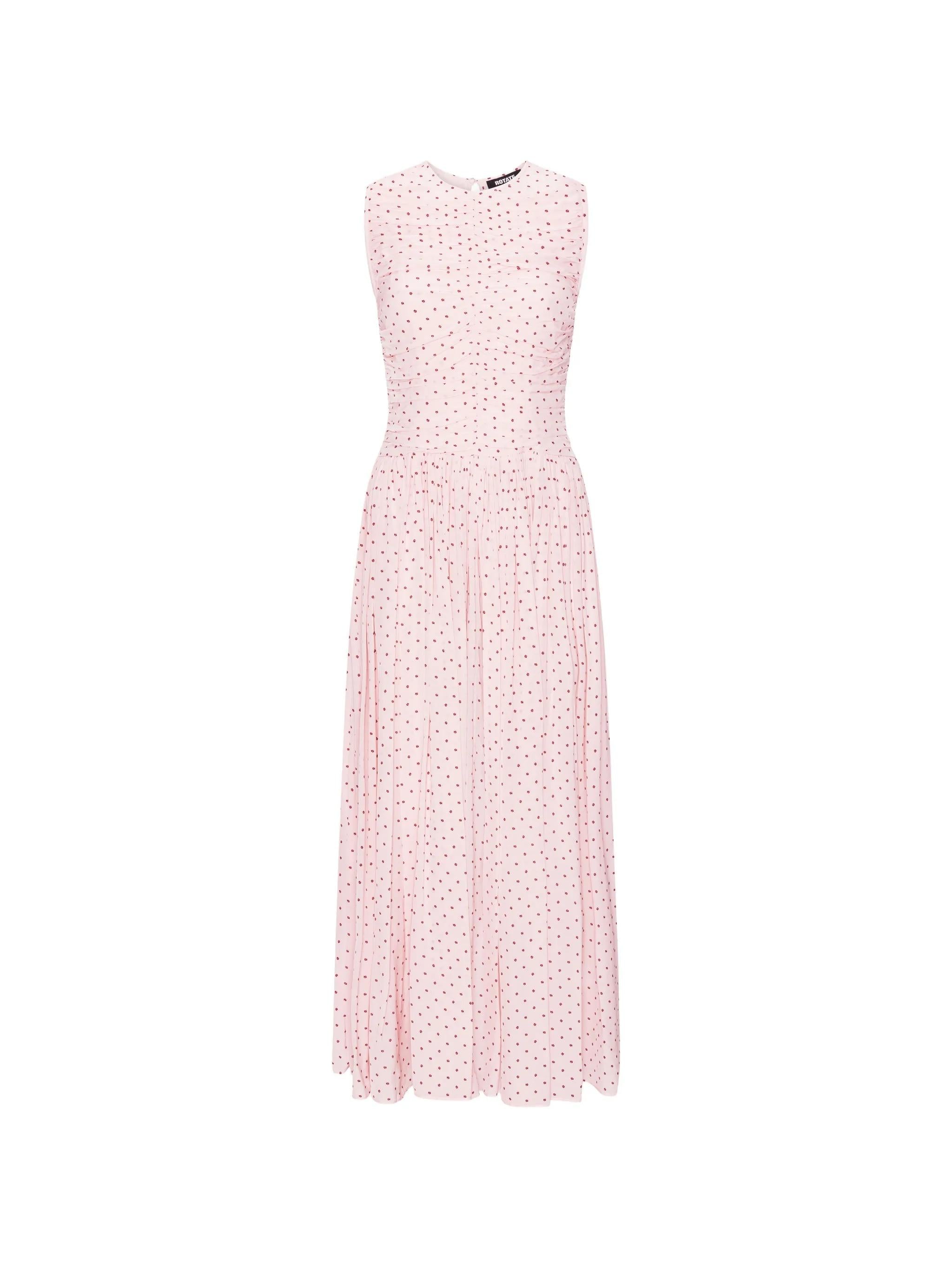 Rouched midi dress 1162443110  ROTATE 