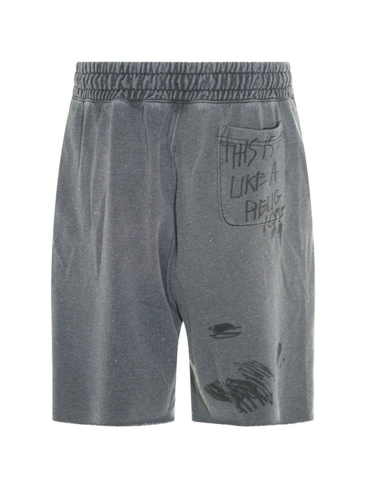 CARRYING THE MESSAGE SWEATSHORT 5U019Q1010GRY GRAY PALY HOLLYWOOD 