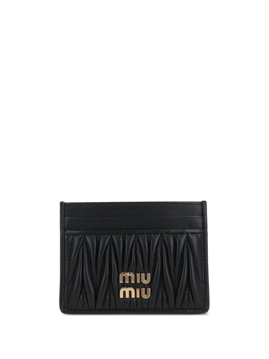 logo-lettering cardholder 5MC076 AFPPF0002 MIU MIU 