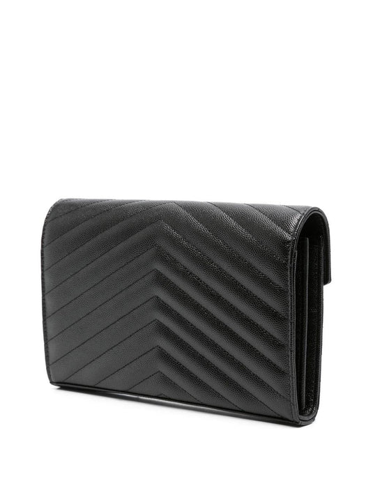 Cassandre logo-plaque clutch bag 377828 BOW011000 SAINT LAURENT 