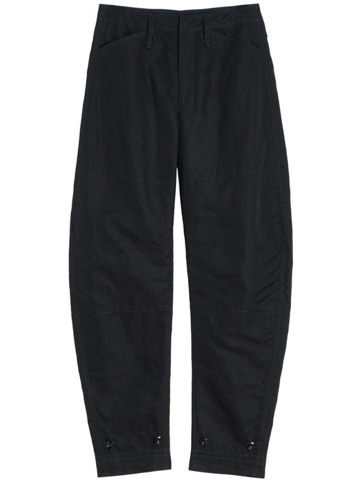tapered pants<BR/><BR/> PA1184 LF1350BK999 LEMAIRE 
