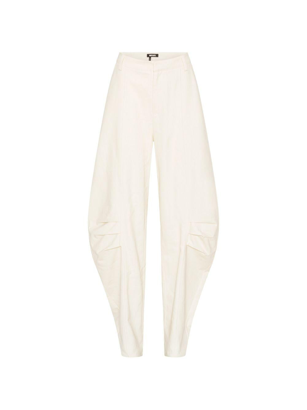 cream tapered trousers 1155062059 2059 ROTATE 