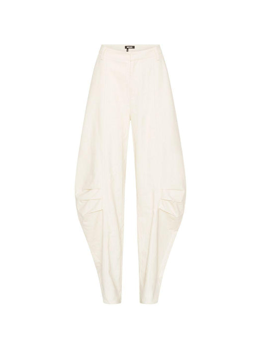 cream tapered trousers 1155062059 2059 ROTATE 