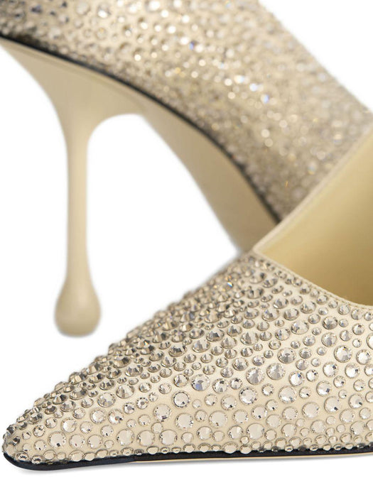 95mm Ixia leather pumps IXIA 95 JVB BUTTERMILK JIMMY CHOO 