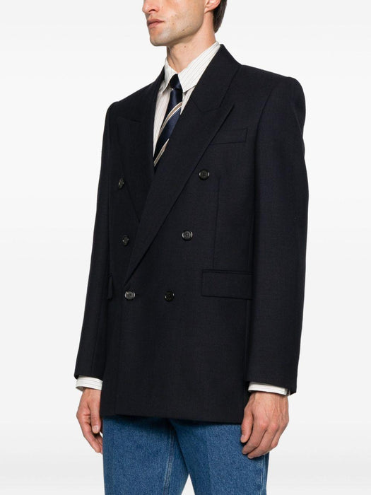 double-breasted wool blazer 835102 Y5K324140 SAINT LAURENT 