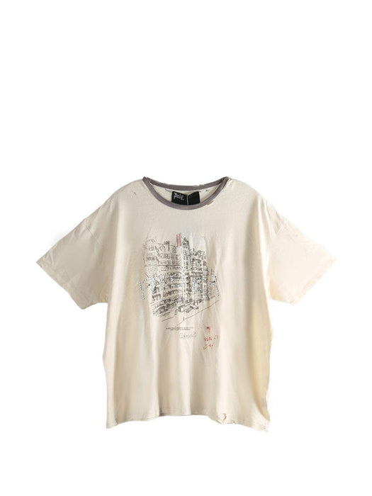 Chelseay Hotel Tee 2U004Q1010VWT VINTAGE CREAM PALY HOLLYWOOD 