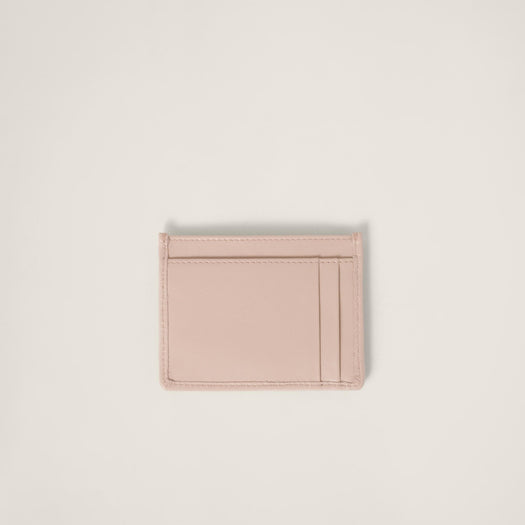 Matelassé nappa leather card holder 5MC076 AFPPF0236 MIU MIU 