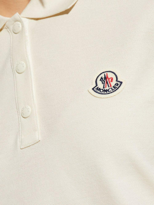 logo-patch piqué polo shirt<BR/><BR/> L10938A00004 84720034 MONCLER 