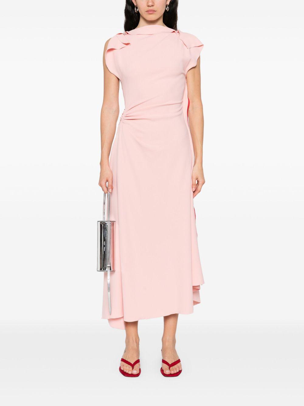 gathered dress 1325WDR006601B 9471 VICTORIA BECKHAM 