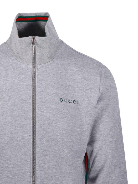 zip-up funnel-neck t-shirt 828331 XJHCX1183 GUCCI 