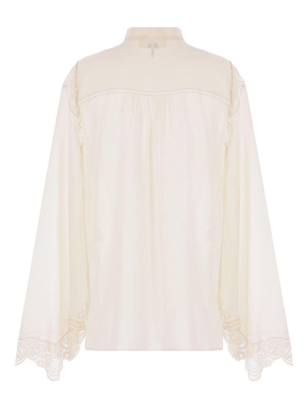 lace-trimmed blouse 25AHT33117 114 CHLOÉ 