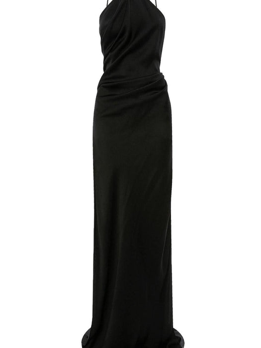 chain halter gown 1126WDR007037A 550 VICTORIA BECKHAM 