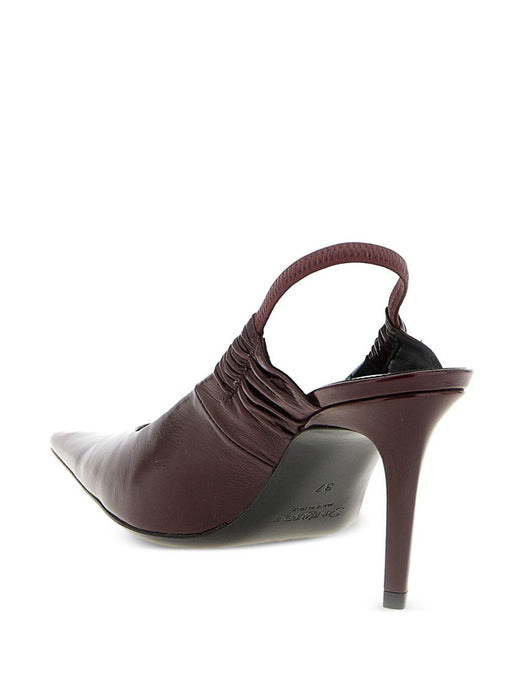75mm Anne-Marie pointed-toe slingbacks<BR/> 841183 AAEHI6629 SAINT LAURENT 