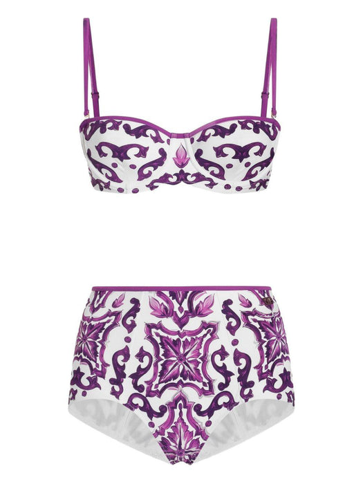 Maiolica-print bikini set O8A27J ONO19IP3TN DOLCE & GABBANA 