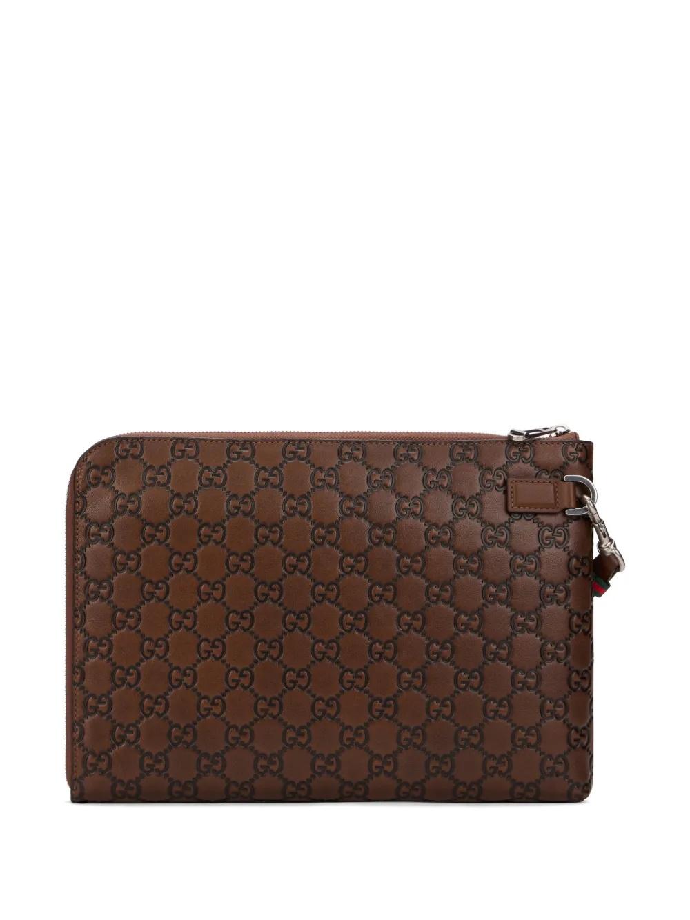 GG Emblem medium clutch 850223 AAFXB2741 GUCCI 