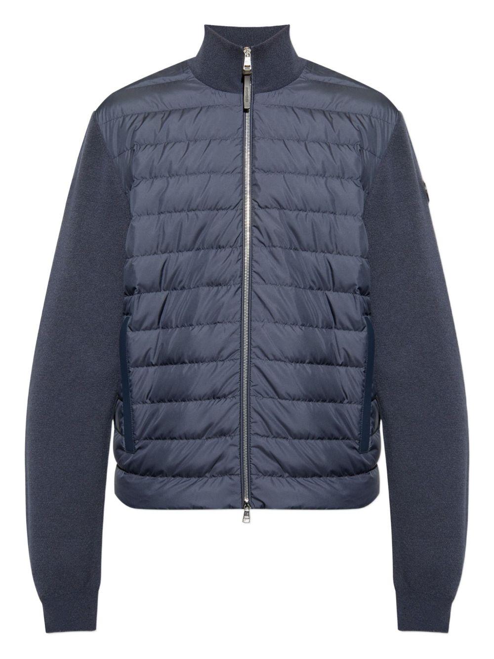 quilted knit panelled cardigan K20919B00033 M4281779 MONCLER 
