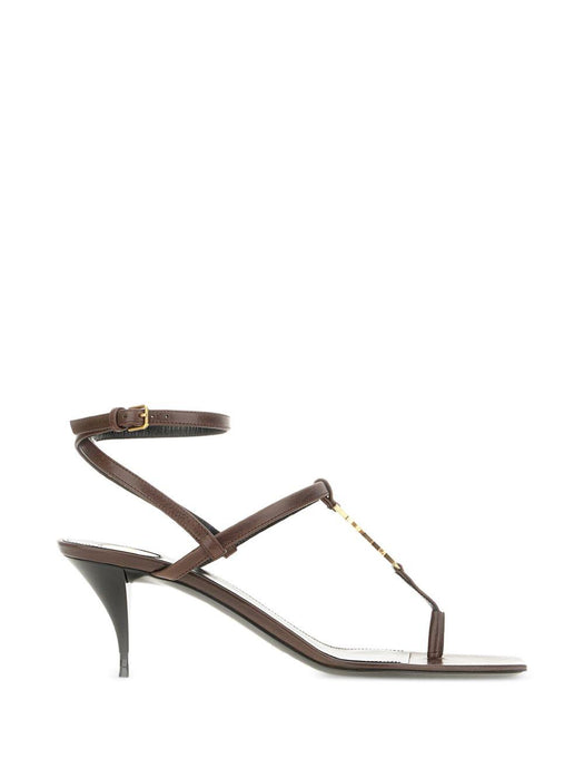 logo-detail heeled sandals 860586 25VAB2128 SAINT LAURENT 