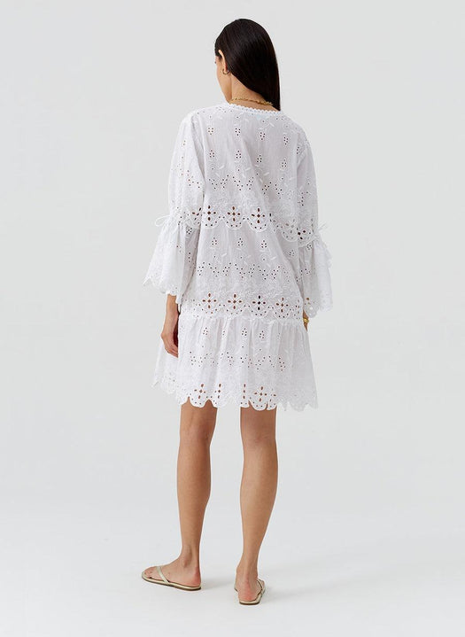 May White Dress MAY SS WHT MELISSA ODABASH 