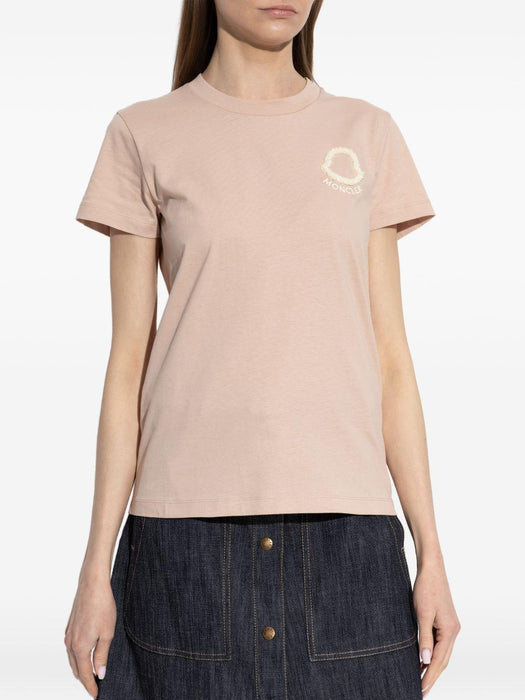 Logo-appliqué T-shirt L10938C00061 89AUO51V MONCLER 
