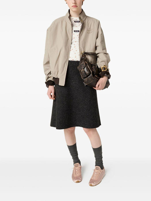 Plume satin sneakers 5E570E F 005 049F0236 MIU MIU 