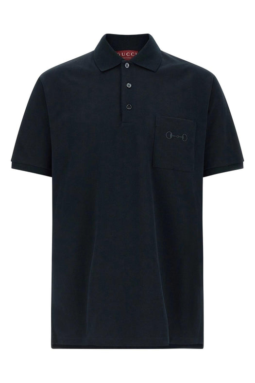 Cotton piquet polo shirt with embroidery 854796 XJHQP4055 GUCCI 