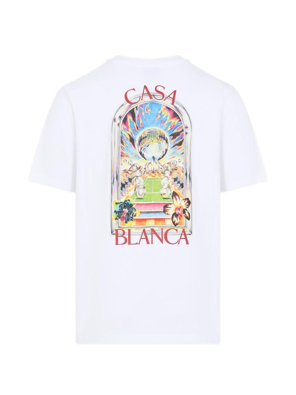 Tennis Landscape Short Sleeve T-Shirt M-SS26-JTS-001-15 TENNIS LANDSCAPE CASABLANCA 