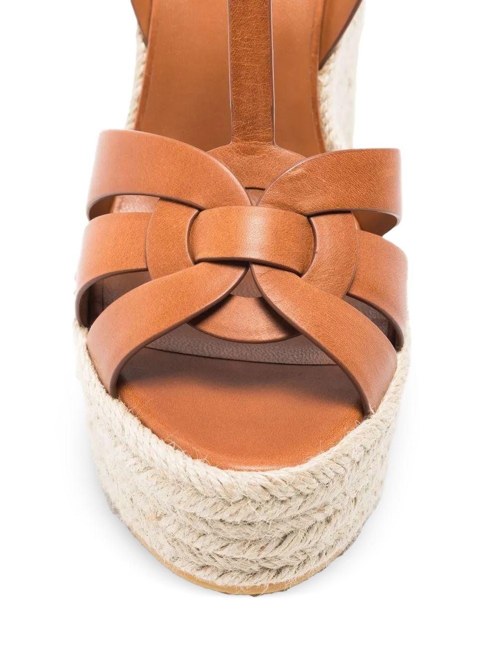 strap buckle-detail espadrilles<BR/><BR/> 611924 BDA002206 SAINT LAURENT 