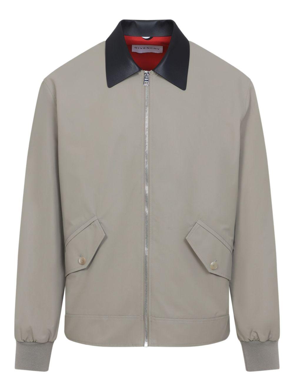 contrast-collar bomber jacket BM01DX163R 250 GIVENCHY 